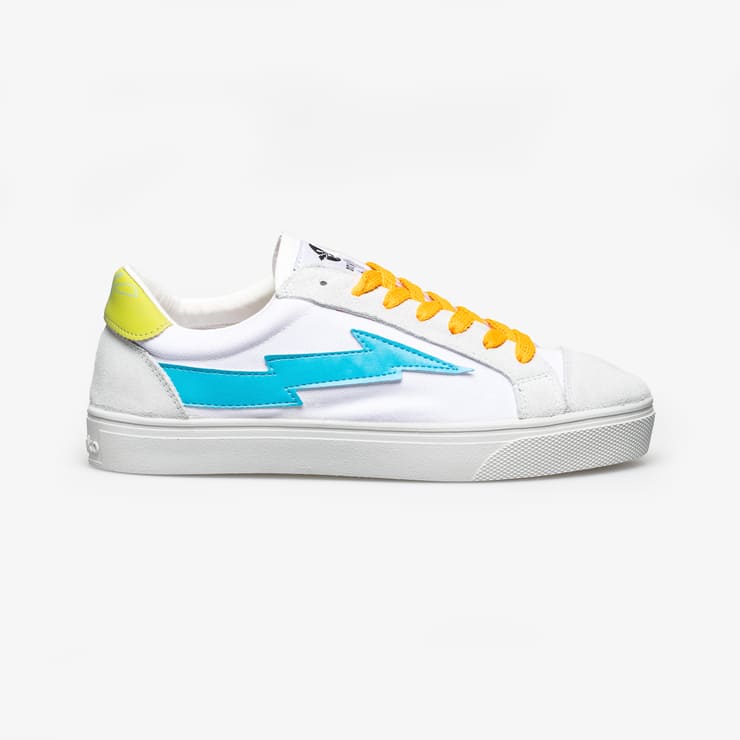 sanyako Thunderbolt Off White/Sky blue