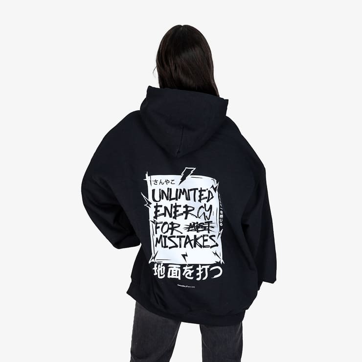 Sanyako Unlimited Hoodies Black/White