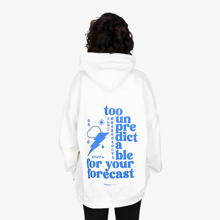 Sanyako Unpredictable Hoodies White/Blue