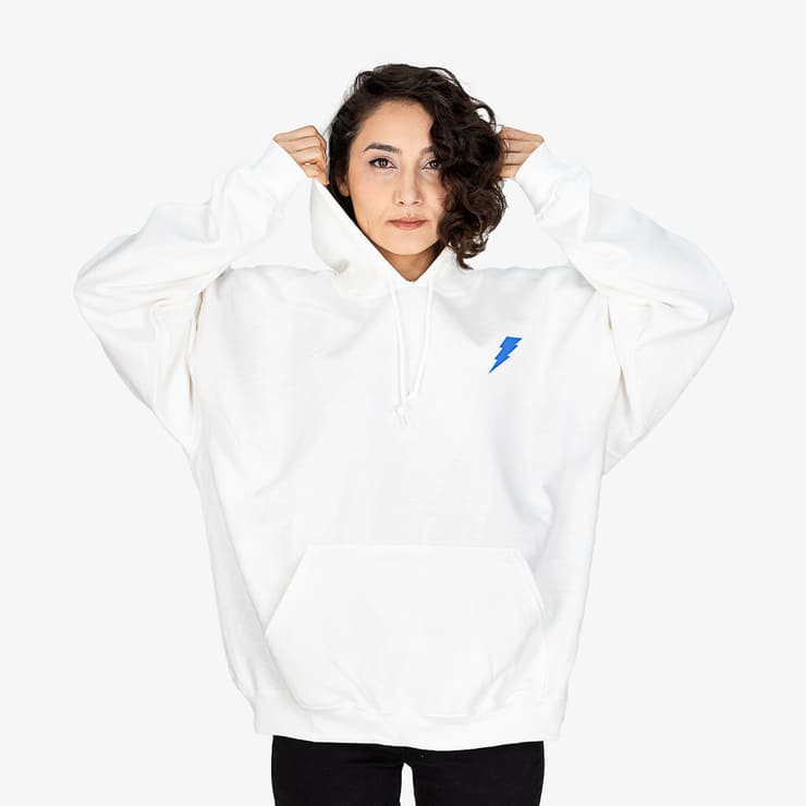 sanyako Unpredictable Hoodies White/Blue