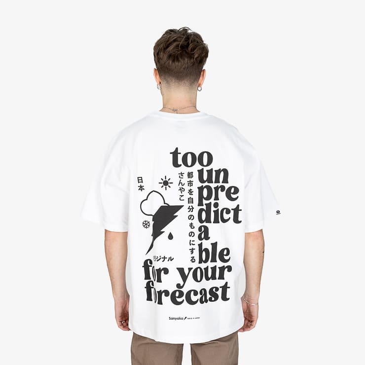 Sanyako SUPER OVERSIZED Unpredictable Sanyako White