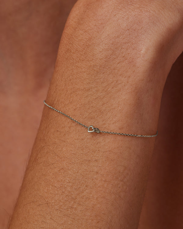 sarah & sebastian Interlocking Heart Soldered Bracelet