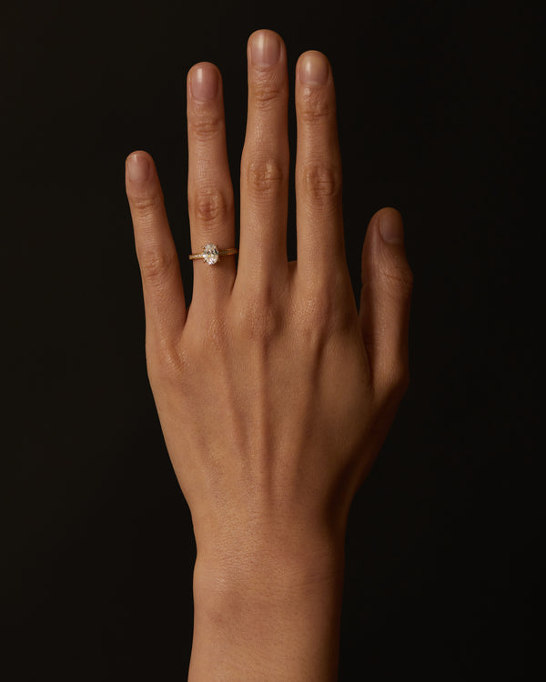 Sarah & Sebastian Oval Channel Eternity Engagement Ring