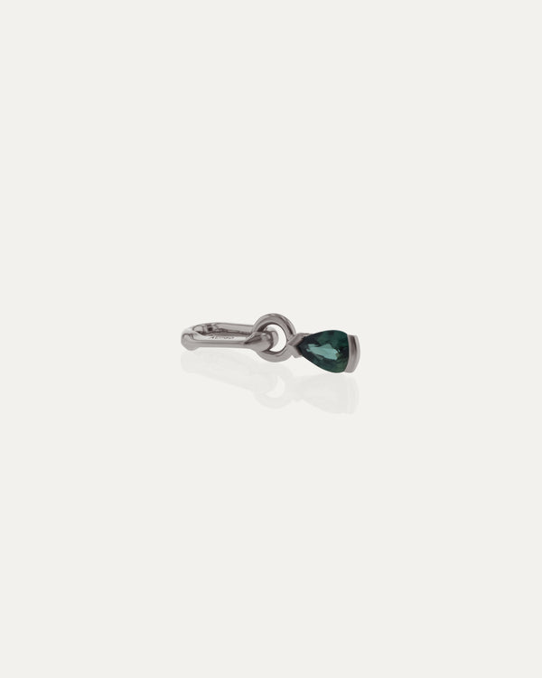 sarah & sebastian Petite Teal Sapphire Carabiner Charm