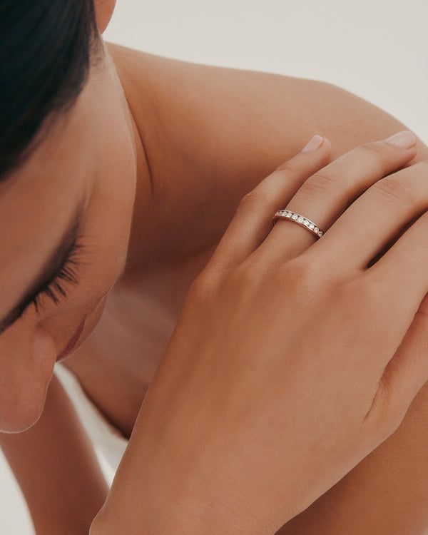 Sarah & Sebastian Diamond Channel Ring