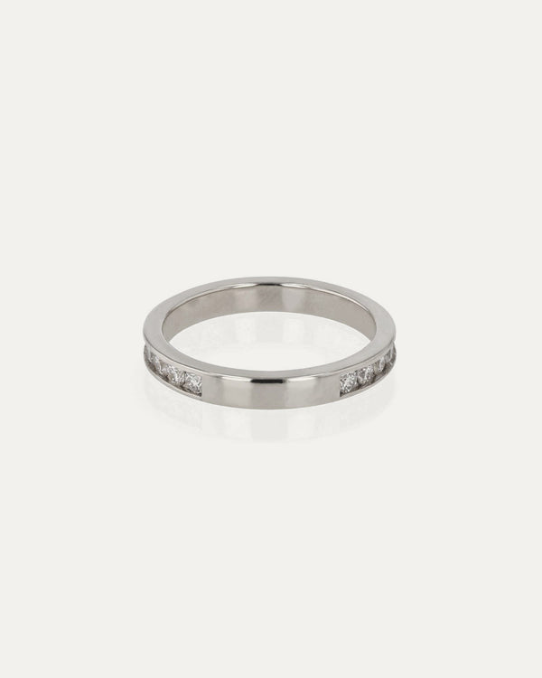 sarah & sebastian Diamond Channel Ring