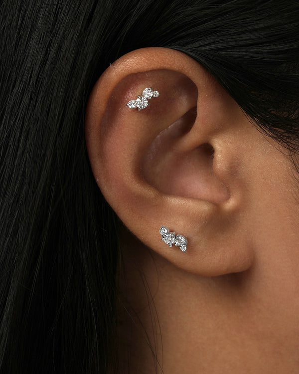 Sarah & Sebastian Diamond Gravity Cartilage Earring