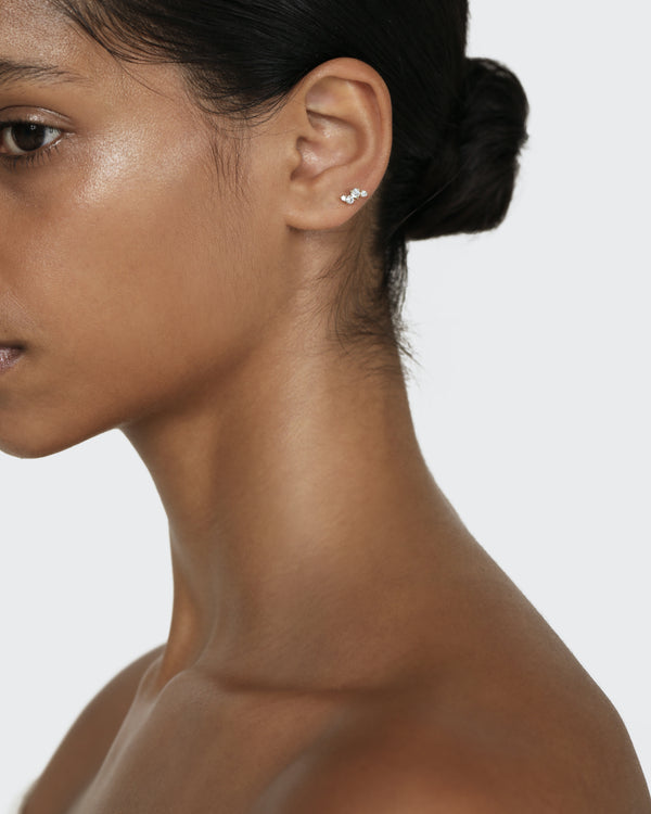 sarah & sebastian Diamond Gravity Cartilage Earring