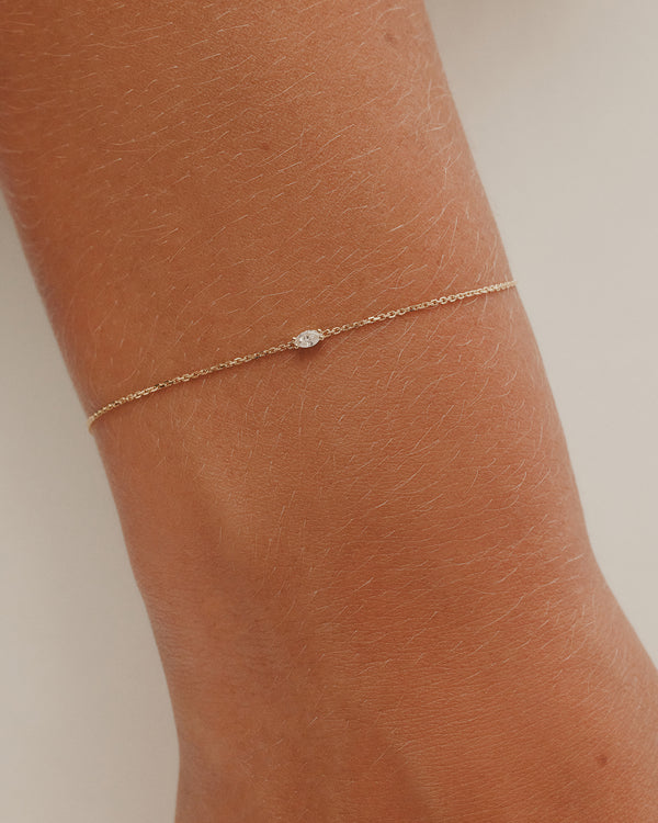 Sarah & Sebastian Diamond Marquise Bracelet