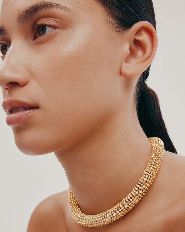 Sarah & Sebastian Diamond Medusa Choker