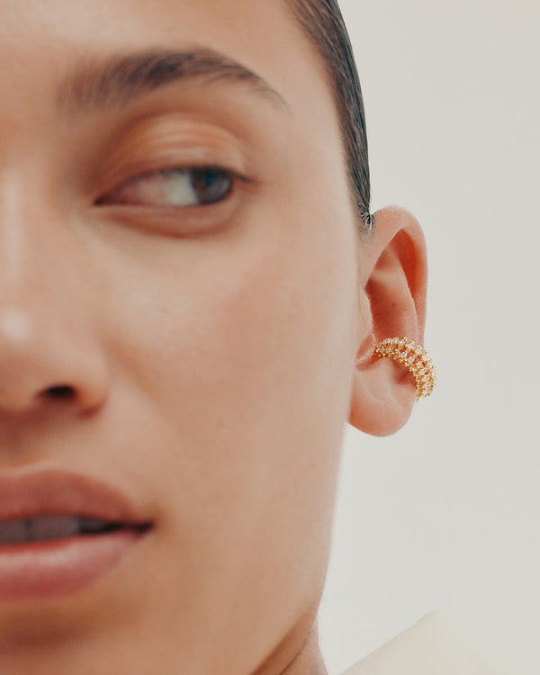 Sarah & Sebastian Diamond Medusa Ear Cuff
