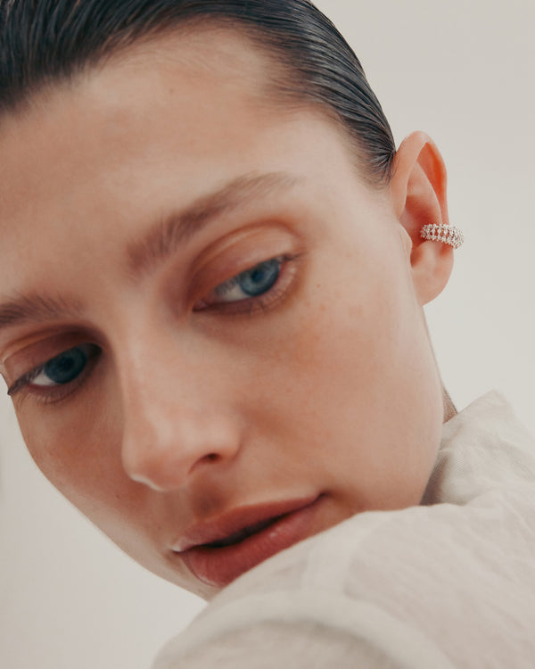 Sarah & Sebastian Diamond Medusa Ear Cuff