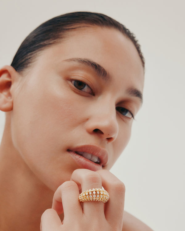 Sarah & Sebastian Diamond Medusa Ring