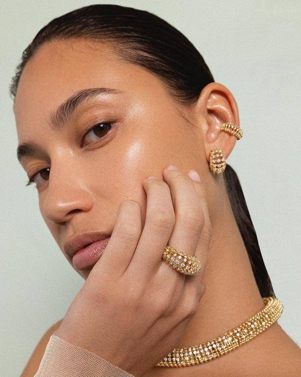 Sarah & Sebastian Diamond Medusa Ring