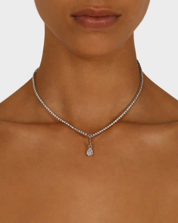 Sarah & Sebastian Diamond Pear Carabiner