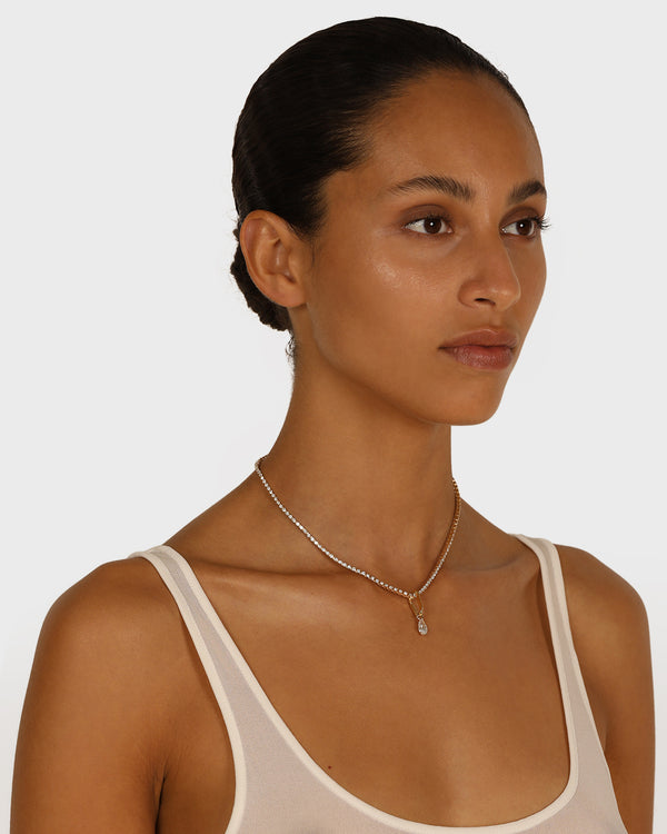 Sarah & Sebastian Diamond Pear Carabiner