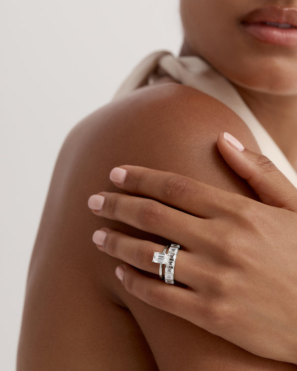 Sarah & Sebastian Emerald Engagement Ring