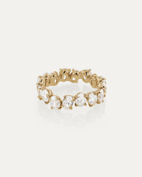 Sarah & Sebastian Endless Oval Diamond Ring