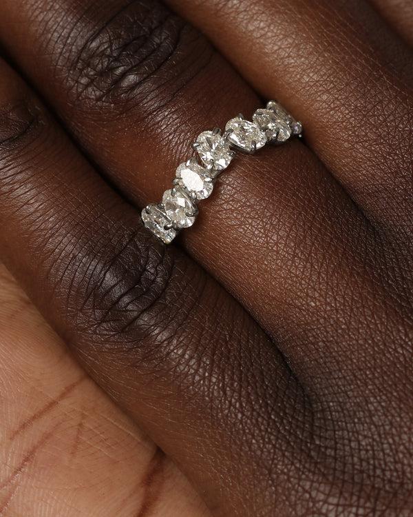 Sarah & Sebastian Endless Oval Diamond Ring