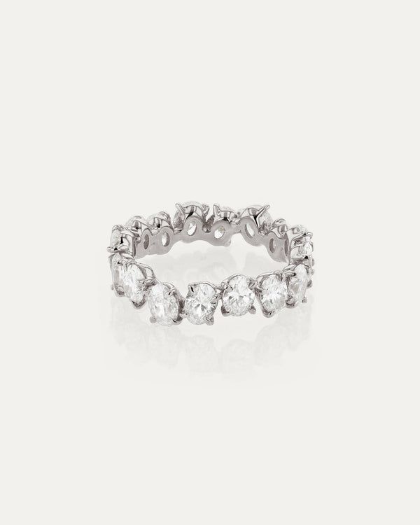 Sarah & Sebastian Endless Oval Diamond Ring
