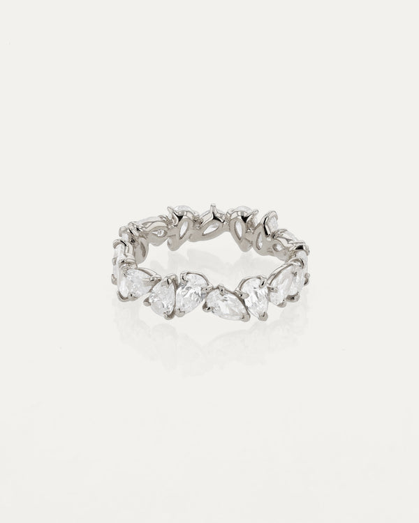 Sarah & Sebastian Endless Pear Diamond Ring