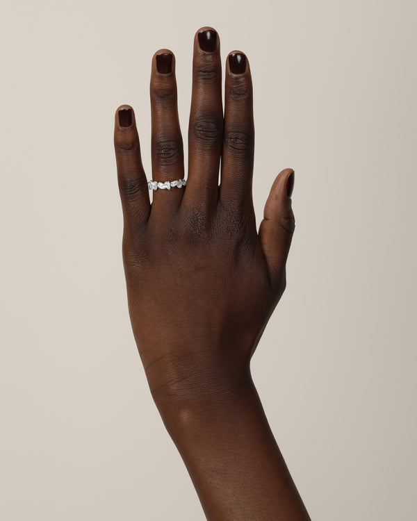 Sarah & Sebastian Endless Pear Diamond Ring