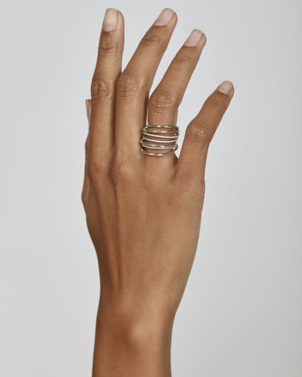 Sarah & Sebastian Entangled Diamond Ring