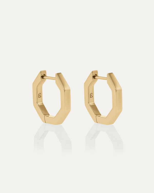 Sarah & Sebastian Faceted Hoop