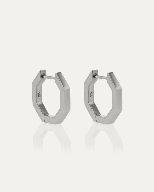 Sarah & Sebastian Faceted Hoop