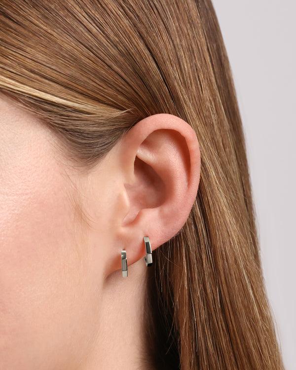 sarah & sebastian Faceted Hoop