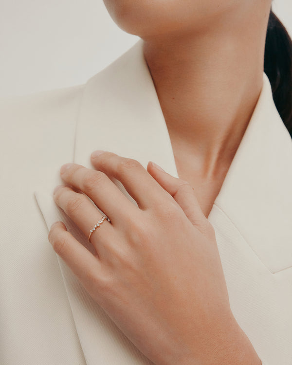 Sarah & Sebastian Fine Gossamer Ring