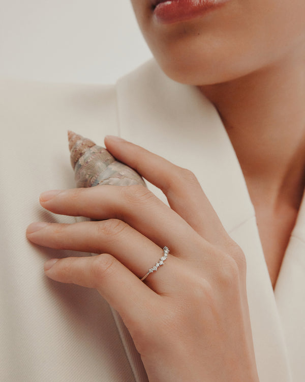 Sarah & Sebastian Fine Gossamer Ring