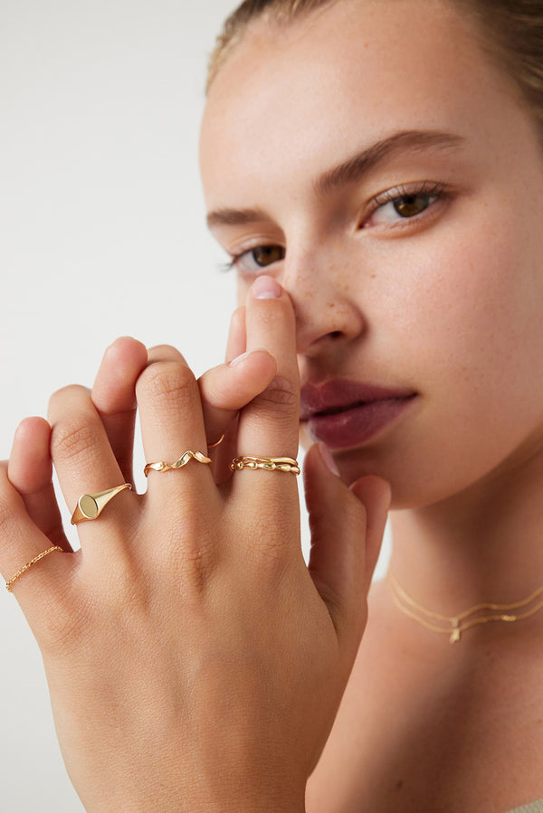 sarah & sebastian Fine Kelp Ring