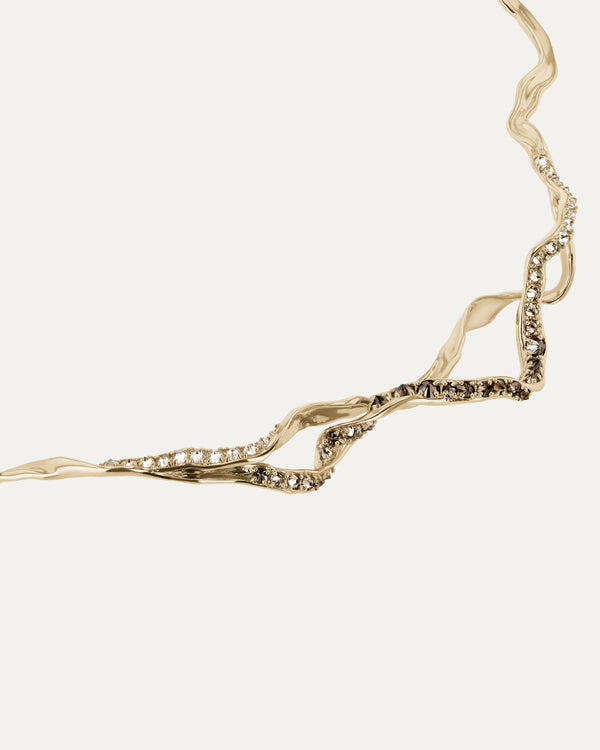 Sarah & Sebastian Golden Kelp Choker