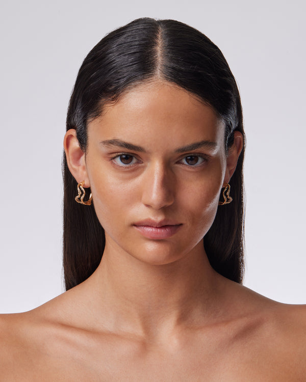 Sarah & Sebastian Golden Kelp Hoops