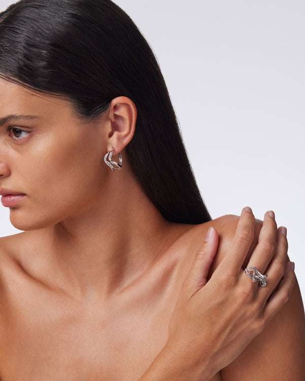 Sarah & Sebastian Golden Kelp Hoops