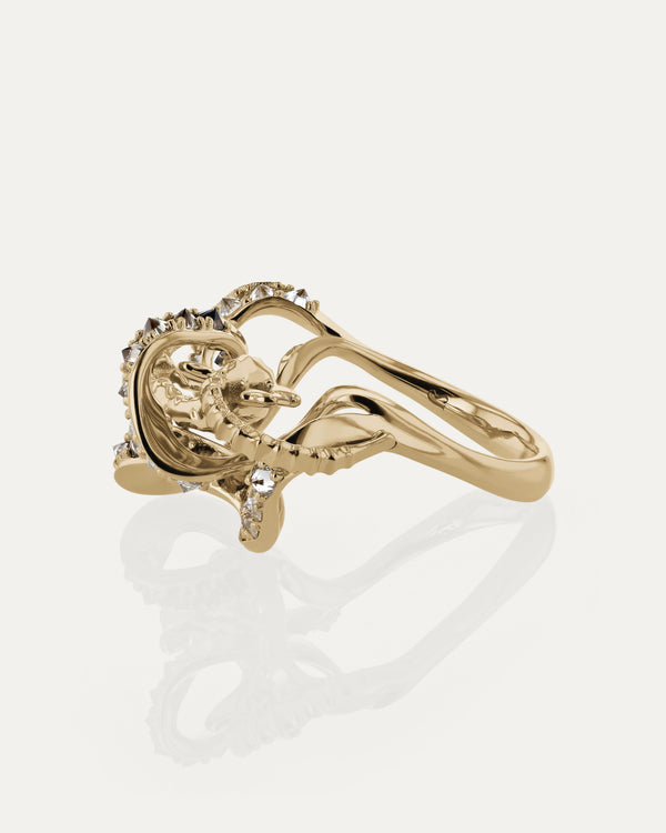Sarah & Sebastian Golden Kelp Ring