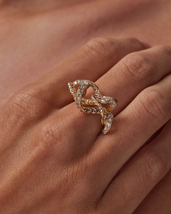 Sarah & Sebastian Golden Kelp Ring