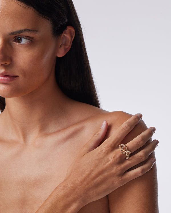 Sarah & Sebastian Golden Kelp Ring