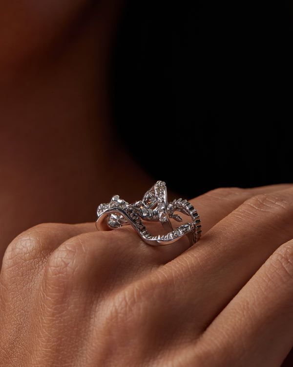 sarah & sebastian Golden Kelp Ring