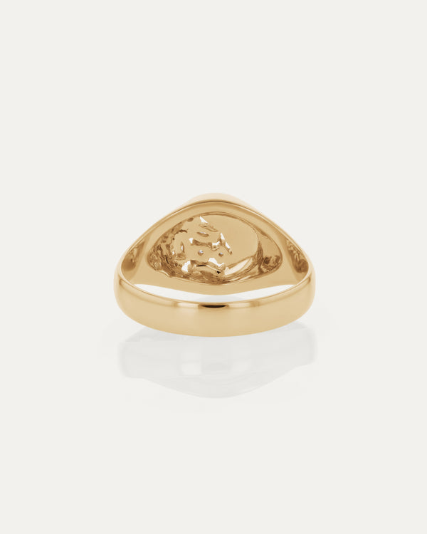 Sarah & Sebastian Gossamer Signet Ring