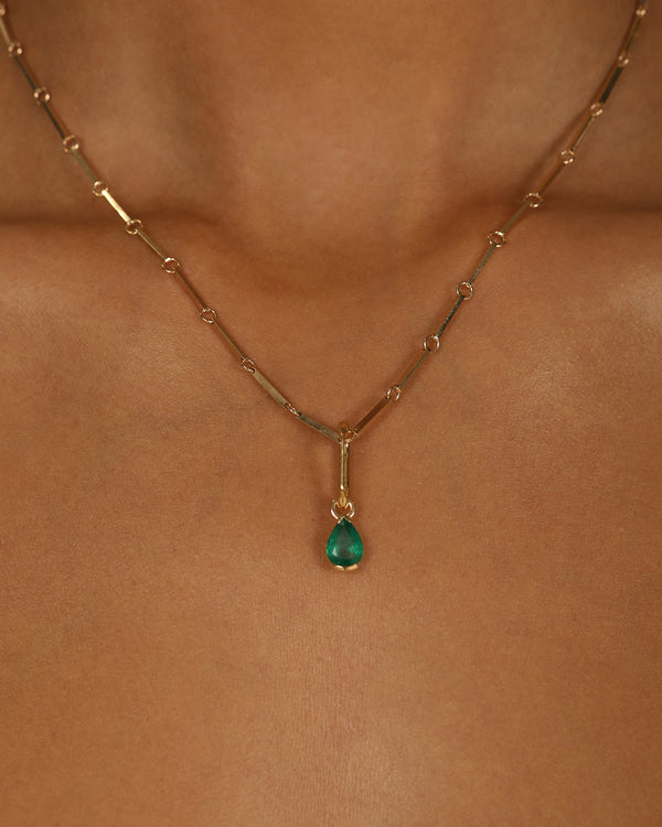 Sarah & Sebastian Green Emerald Pear Carabiner