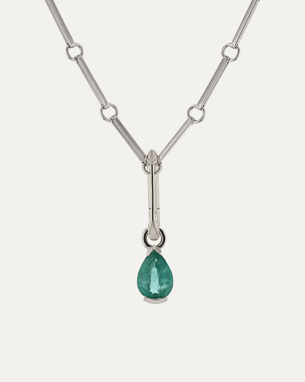 Sarah & Sebastian Green Emerald Pear Carabiner