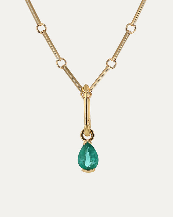 sarah & sebastian Green Emerald Pear Carabiner
