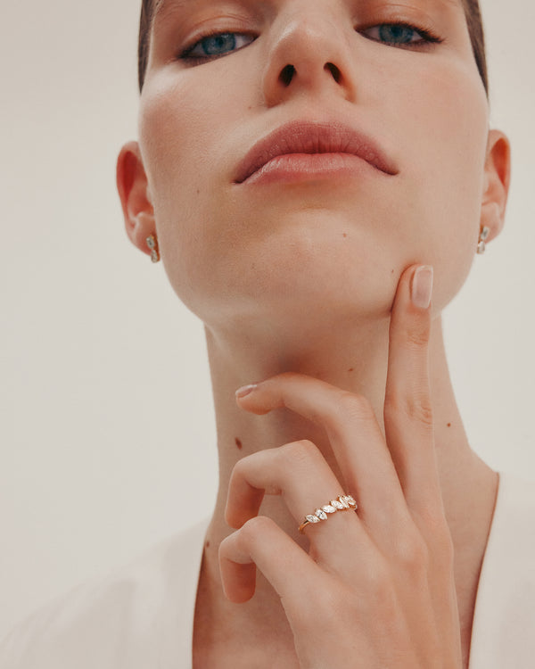 Sarah & Sebastian Half Endless Marquise Diamond Ring