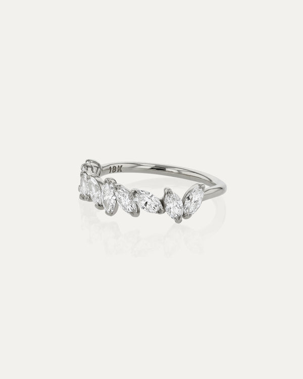 Sarah & Sebastian Half Endless Marquise Diamond Ring