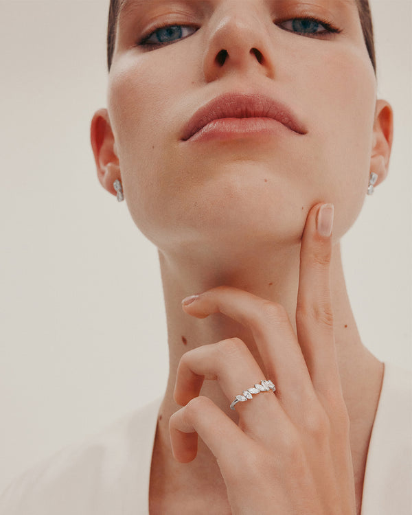 Sarah & Sebastian Half Endless Marquise Diamond Ring