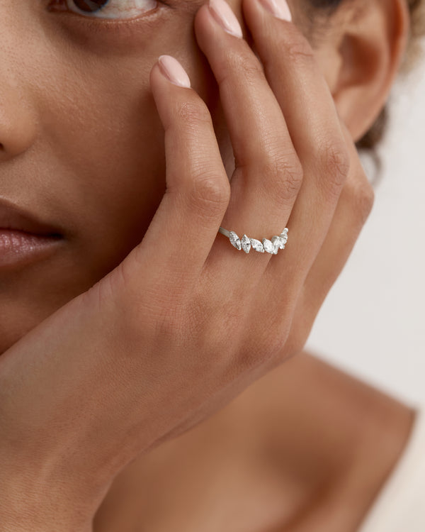 Sarah & Sebastian Half Endless Marquise Diamond Ring