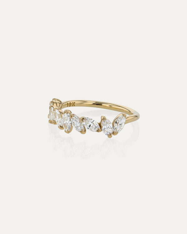 sarah & sebastian Half Endless Marquise Diamond Ring