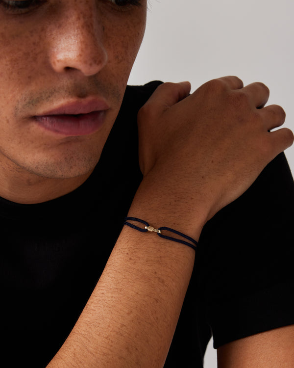 sarah & sebastian Lock Cord Bracelet